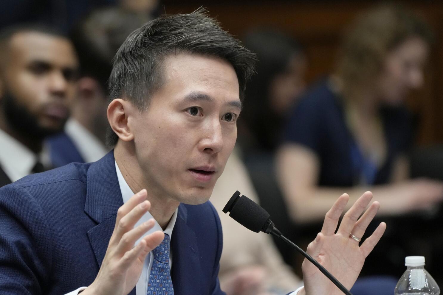 TikTok首席执行官周受资美联社
