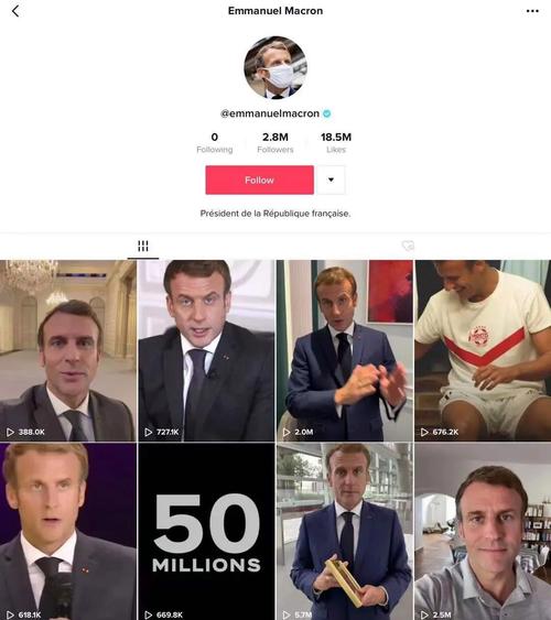 法国总统候选人TikTok粉丝数_法国tiktok节点_梅朗雄TikTok影响力